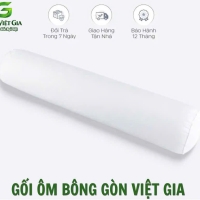 02 gối nằm bông ép