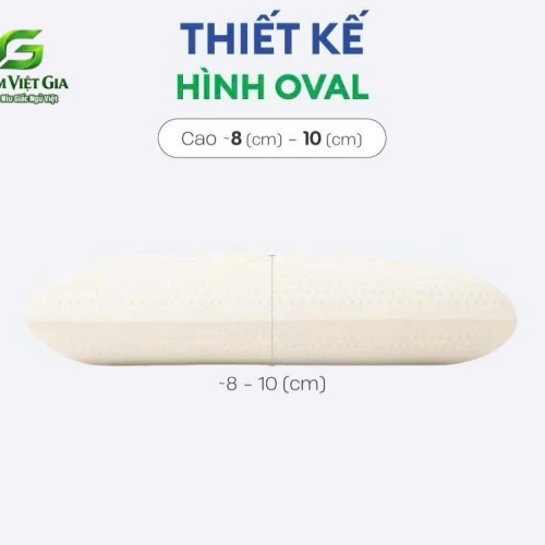 Gối nằm cao su thiên nhiên 100% Ovan