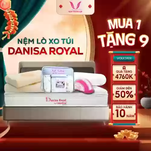 Nệm Lò Xo Túi Cao Cấp Thắng Lợi - Danisa Royal