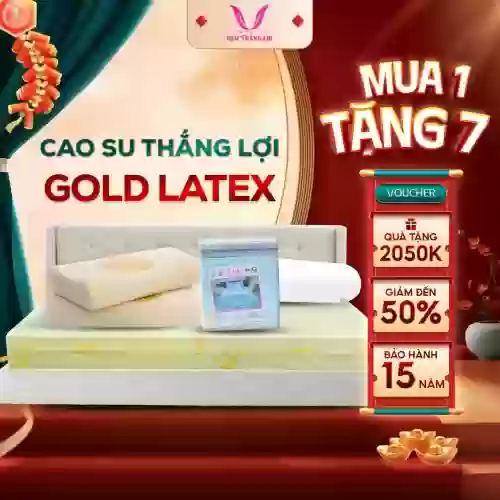 Nệm cao su Gold Latex Thắng Lợi