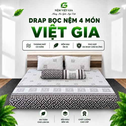 01 bộ drap thun