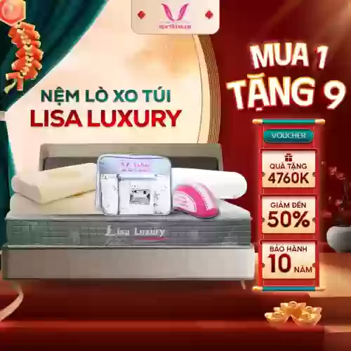 Nệm Lò Xo Túi Cao Cấp Thắng Lợi - Lisa Luxury