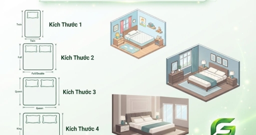 Bí Quyết Chọn Kích Thước Nệm Chuẩn Xác Cho Từng Không Gian