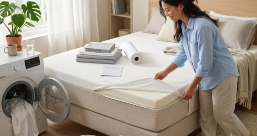 Mẹo Chọn Nệm Dễ Vệ Sinh Giặt Giũ Tại Nhà