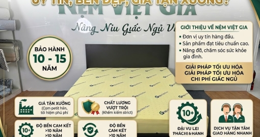 Chọn Nệm Bền Đẹp Trên 10 Năm Tiết Kiệm Chi Phí Cho Gia Đình